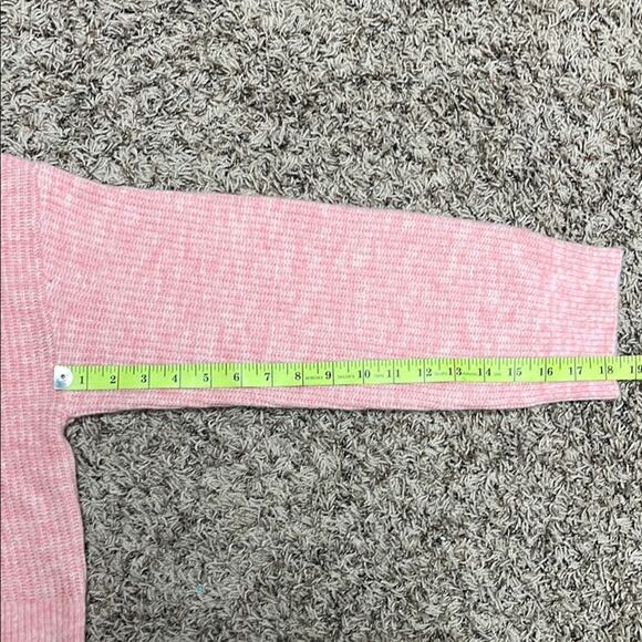 Nordstrom BP Pink Ribbed Mock Turtleneck Sweater - Picture 6 of 7